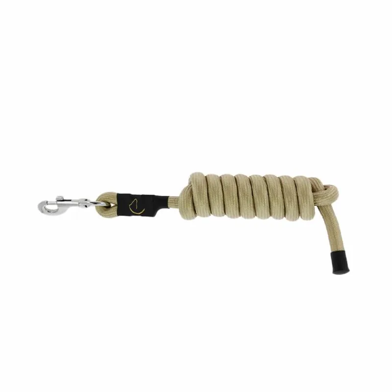 Longes Classiques*Equithème - Longe Domino cuivre Marron