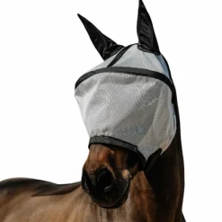 Masques Anti-Mouches Poneys|Masques Anti-Mouches*Equithème - Masque anti-mouches et UV Protech Argent