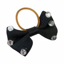 - Nœuds à natter avec strass transparents noir Grooming|Noeuds À Natter