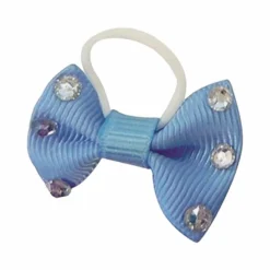 Grooming|Noeuds À Natter*Equithème - Nœuds à natter avec strass transparents ciel