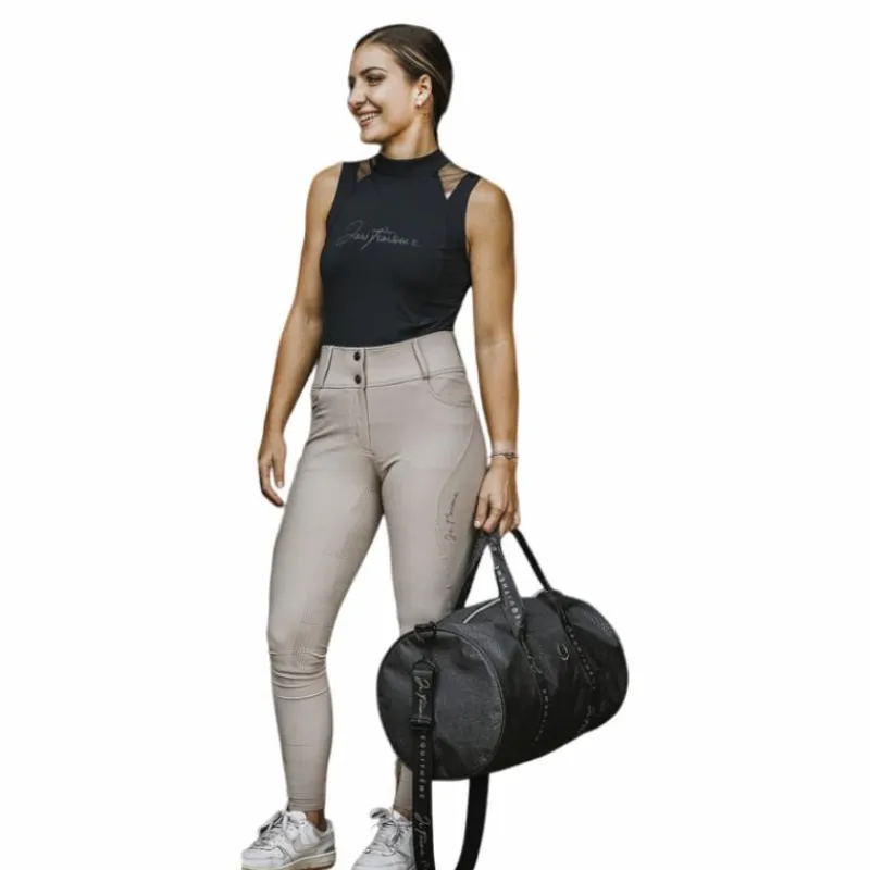 - Pantalon d'équitation femme Queen Je t'aime taupe Pantalons D'Équitation