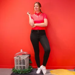 Pantalons D'Équitation|Dressage*Equithème - Pantalon d'équitation femme softshell Kitzbuhl Noir