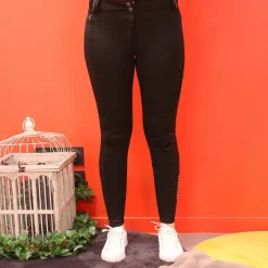 Pantalons D'Équitation|Dressage*Equithème - Pantalon d'équitation femme softshell Kitzbuhl Noir