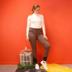 Best - Pantalon d'équitation femme Safir brun/ noir Pantalons D'Équitation