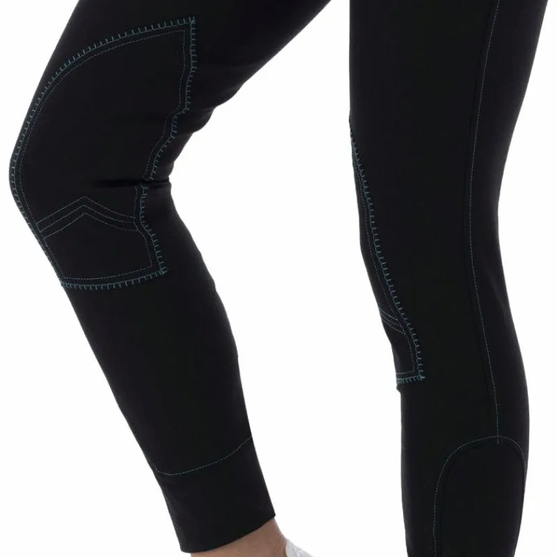 Discount - Pantalon d'équitation femme Verona / turquoise Pantalons D'Équitation