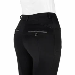 Pantalons D'Équitation*Equithème - Pantalon d'équitation femme Capucine Noir