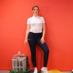 Pantalons D'Équitation*Equithème - Pantalon d'équitation femme Lainbow Marine