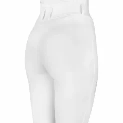 Pantalons D'Équitation*Equithème - Pantalon d'équitation femme Elsa Je t'aime Blanc