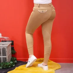 Pantalons D'Équitation*Equithème - Pantalon d'équitation femme Pro taupe Beige