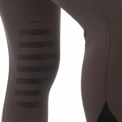 Pantalons D'Équitation*Equithème - Pantalon d'équitation fille Safir brun/ noir Marron