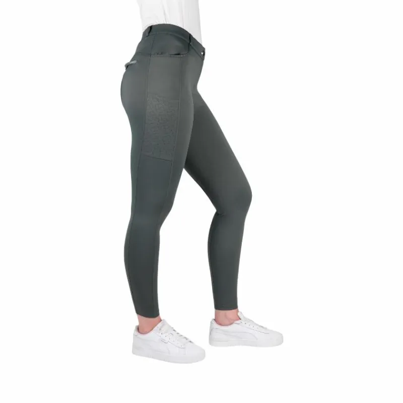 Discount - Pantalon d'équitation femme Capucine / vert Pantalons D'Équitation