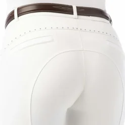 Pantalons D'Équitation*Equithème - Pantalon d'équitation fille Safir / bleu Blanc