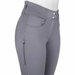 Pantalons D'Équitation*Equithème - Pantalon d'équitation femme Mila Gris