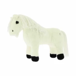 Peluches*Equithème - Peluche mini poney Filou Blanc