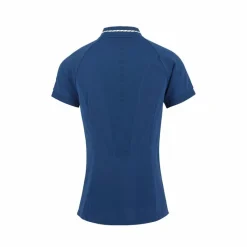 Polos Et Chemises*Equithème - Polo à manches courtes femme Elodie monaco Bleu