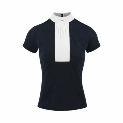 Polos Et Chemises*Equithème - Polo de concours manches courtes femme Doha Marine