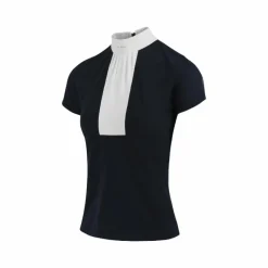 Polos Et Chemises*Equithème - Polo de concours manches courtes femme Doha Marine