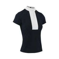 Polos Et Chemises*Equithème - Polo de concours manches courtes femme Doha Marine