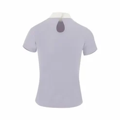 Polos Et Chemises*Equithème - Polo de concours manches courtes enfant London Violet