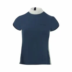 Polos Et Chemises*Equithème - Polo manches courtes femme Ocala Marine