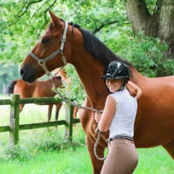 Polos Et Chemises*Equithème - Polo manches courtes concours Brussels blanc