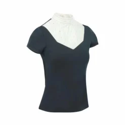 Polos Et Chemises*Equithème - Polo manches courtes femme Lerma Marine