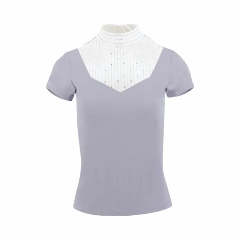 Polos Et Chemises*Equithème - Polo manches courtes femme Lerma Violet