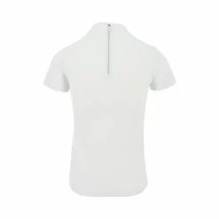 Polos Et Chemises*Equithème - Polo manches courtes concours Valence blanc