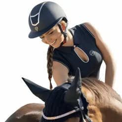 Polos Et Chemises*Equithème - Polo sans manches femme Sarah Noir