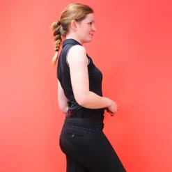 Polos Et Chemises*Equithème - Polo sans manches femme Sarah Noir