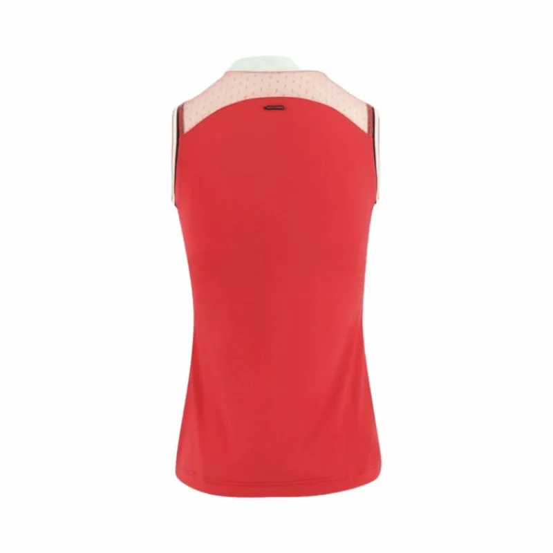 Online - Polo sans manches Smoff rouge Polos Et Chemises