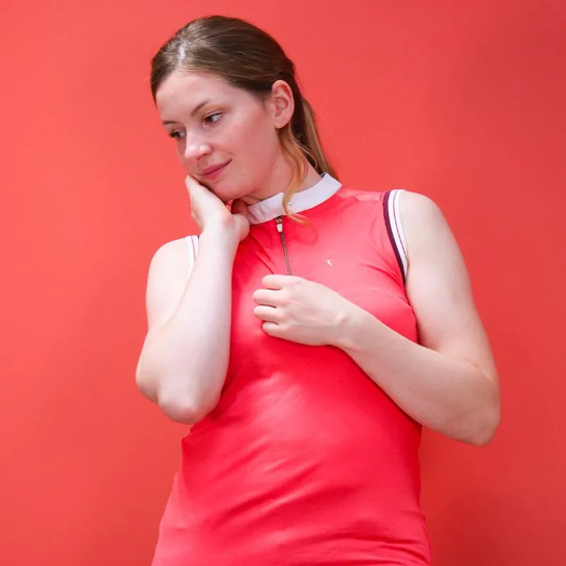 Online - Polo sans manches Smoff rouge Polos Et Chemises