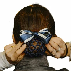 New - Résille barrette pour cheveux Duo et blanc Résilles