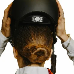 Résilles*Equithème - Résille filet brun Marron