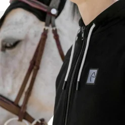 Textile Chauffant*Equithème - Sweat chauffant unisexe Olwen Noir