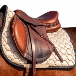 Tapis Cso/ Mixtes|Tapis De Selle*Equithème - Tapis de selle Pretty Beige