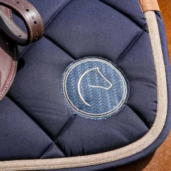 Tapis Cso/ Mixtes|Tapis De Selle*Equithème - Tapis de selle Badge 2.0 Marine