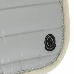 Tapis De Selle|Tapis Cso/ Mixtes*Equithème - Tapis de selle Studio Je t'aime argent Gris