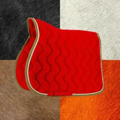 Tapis De Selle Poneys|Tapis Cso/ Mixtes*Equithème - Tapis de selle polyfun Rouge