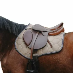 Tapis De Selle|Tapis Cso/ Mixtes*Equithème - Tapis de selle Quadri Beige