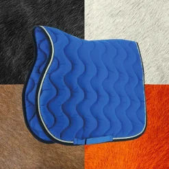 Tapis De Selle Poneys|Tapis De Selle*Equithème - Tapis de selle polyfun roi Bleu
