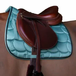 Outlet - Tapis de selle Satin bleu Tapis Cso/ Mixtes|Tapis De Selle