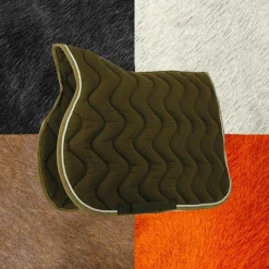 Tapis De Selle Poneys|Tapis De Selle*Equithème - Tapis de selle poney polyfun chocolat