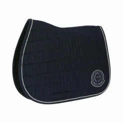 Tapis Cso/ Mixtes|Tapis De Selle*Equithème - Tapis de selle Compet Je t'aime marine Bleu