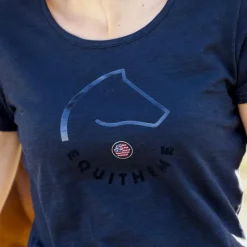 T-Shirts Et Baselayers*Equithème - T-shirt à manches courtes femme Claire Noir