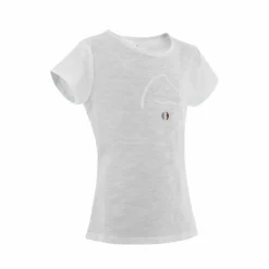 T-Shirts Et Baselayers*Equithème - T-shirt à manches courtes enfant Claire Blanc