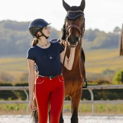 T-Shirts Et Baselayers*Equithème - T-shirt à manches courtes femme Claire Marine