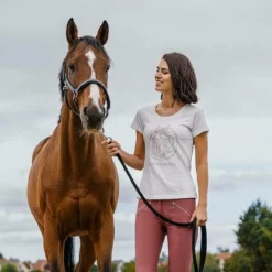 T-Shirts Et Baselayers*Equithème - T-shirt femme Magali Blanc