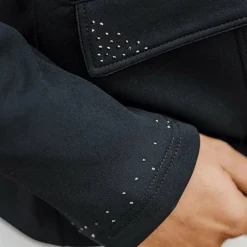 Vestes De Concours*Equithème - Veste de concours femme Stockholm Je t'aime Noir