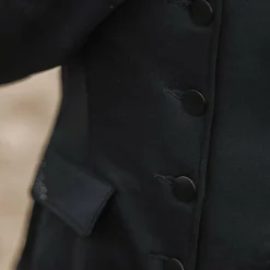 Vestes De Concours*Equithème - Veste de concours femme Stockholm Je t'aime Noir